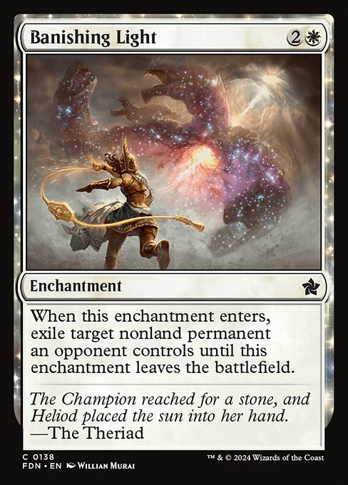 Banishing Light (138) (Foil) - Foundations