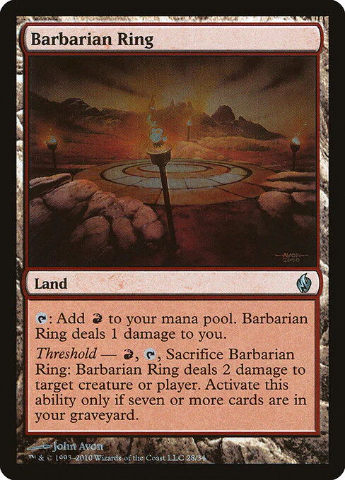 Barbarian Ring (28) (Foil) - Premium Deck Series: Fire and Lightning