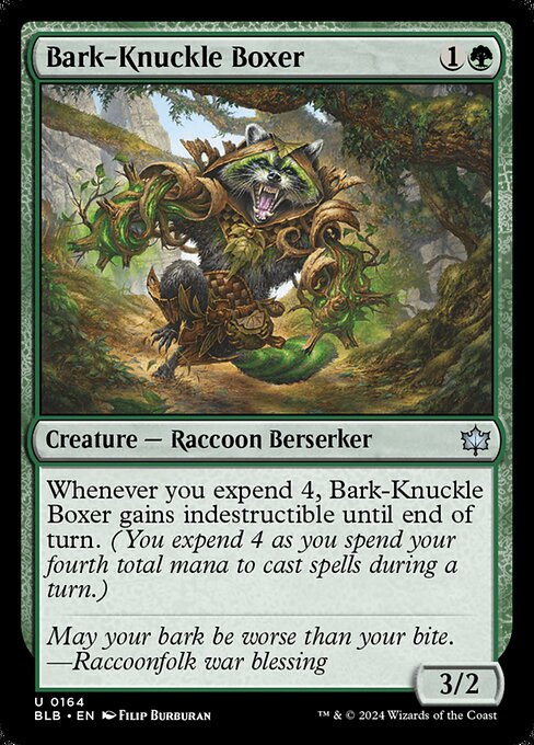 Bark-Knuckle Boxer (164) (Foil) - Bloomburrow