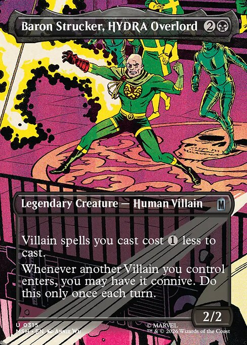 Baron Strucker, HYDRA Overlord (315) - Marvel Super Heroes