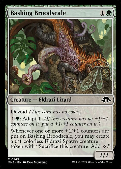 Basking Broodscale (145) (Foil) - Modern Horizons 3