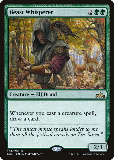 Beast Whisperer (123) (Foil) - Guilds of Ravnica