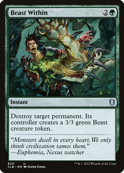 Beast Within (820) - Commander Legends: Battle for Baldur's Gate