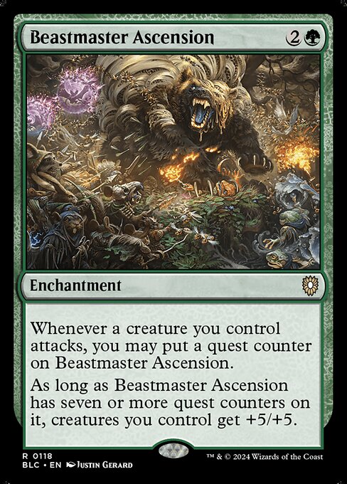 Beastmaster Ascension (118) - Bloomburrow Commander