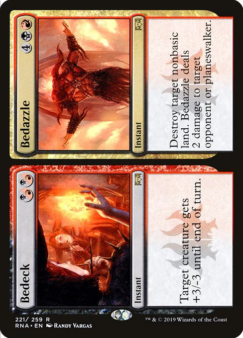 Bedeck // Bedazzle (221) (Foil) - Ravnica Allegiance