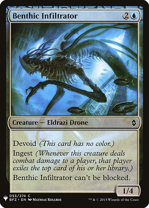 Benthic Infiltrator (BFZ-55) - The List
