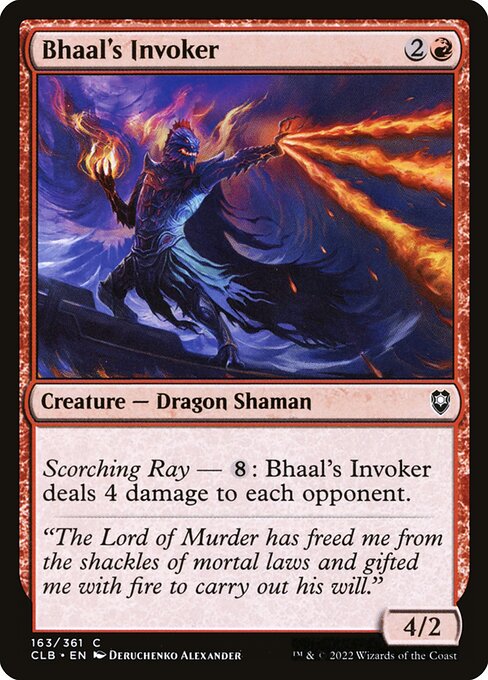Bhaal's Invoker (163) (Foil) - Commander Legends: Battle for Baldur's Gate