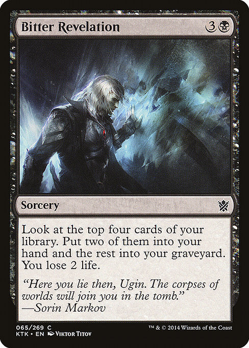 Bitter Revelation (65) (Foil) - Khans of Tarkir