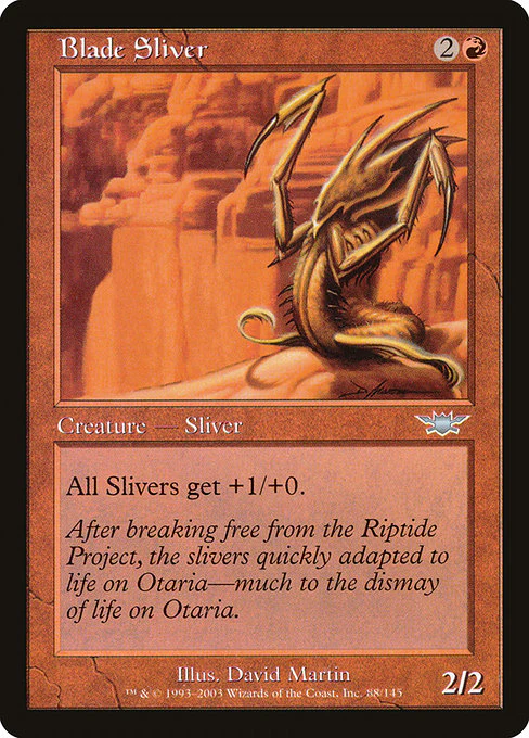 Blade Sliver (88) (Foil) - Legions