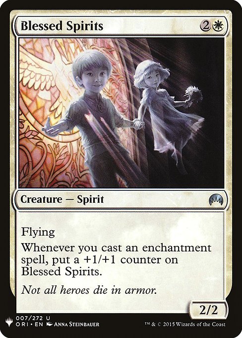 Blessed Spirits (ORI-7) - The List