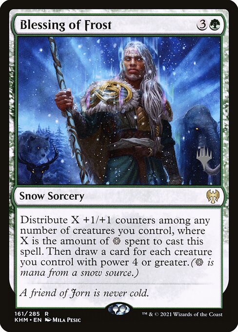 Blessing of Frost (161p) - Kaldheim Promos