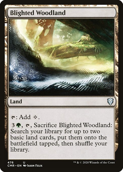 Blighted Woodland (476) - Commander Legends