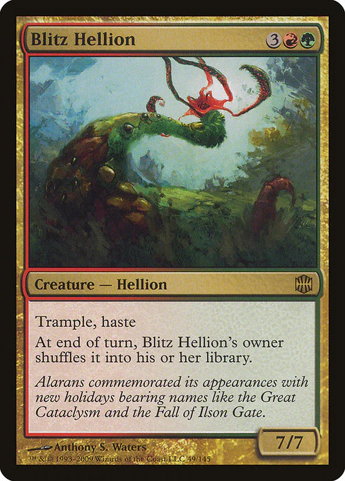 Blitz Hellion (49) (Foil) - Alara Reborn