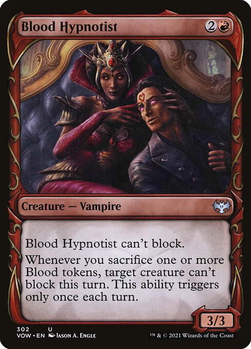 Blood Hypnotist (302) - SHOWCASE (Foil) - Innistrad: Crimson Vow