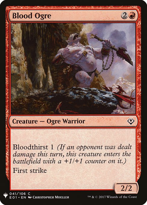 Blood Ogre (E01-41) - The List