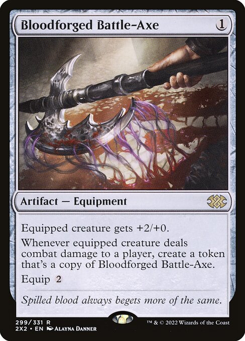 Bloodforged Battle-Axe (299) - Double Masters 2022