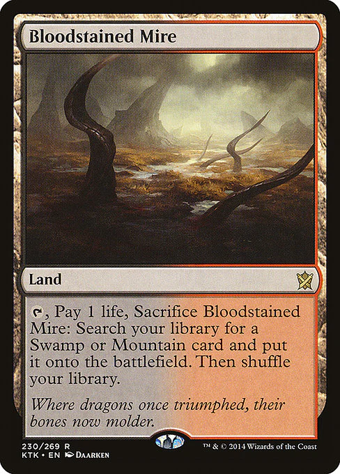 Bloodstained Mire (230) - Khans of Tarkir