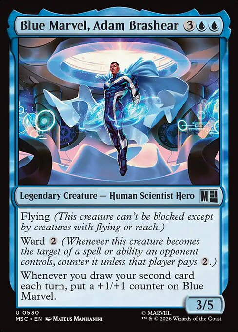 Blue Marvel, Adam Brashear (530) - Marvel Super Heroes Commander