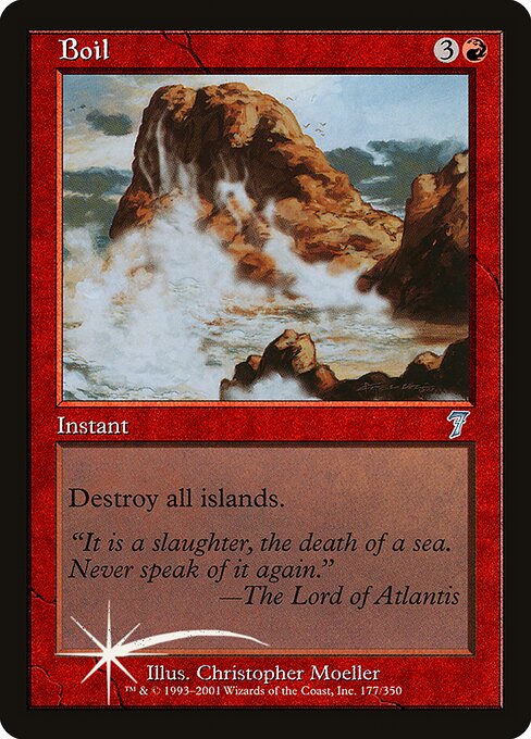 Boil (177★) (Foil) - Seventh Edition