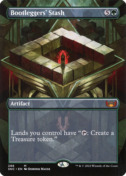 Bootleggers' Stash (288) - BORDERLESS - FULL ART (Foil) - Streets of New Capenna