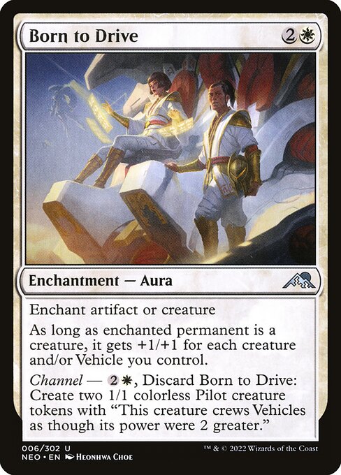 Born to Drive (6) (Foil) - Kamigawa: Neon Dynasty