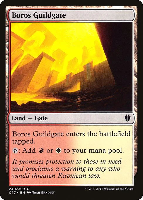 Boros Guildgate (240) - Commander 2017