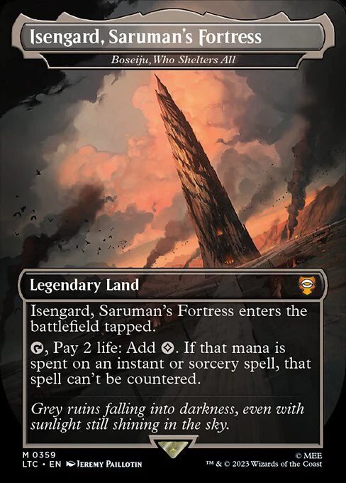 Boseiju, Who Shelters All (359) - BORDERLESS - FULL ART - Tales of Middle-earth Commander