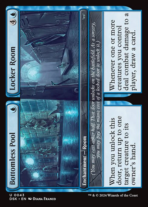 Bottomless Pool // Locker Room (43) - Duskmourn: House of Horror