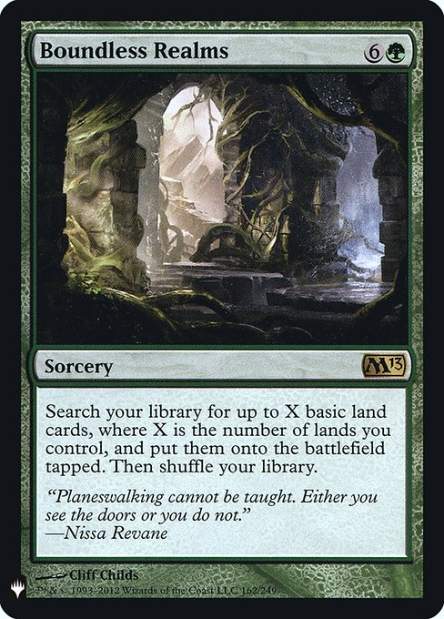 Boundless Realms (M13-162) (Foil) - The List