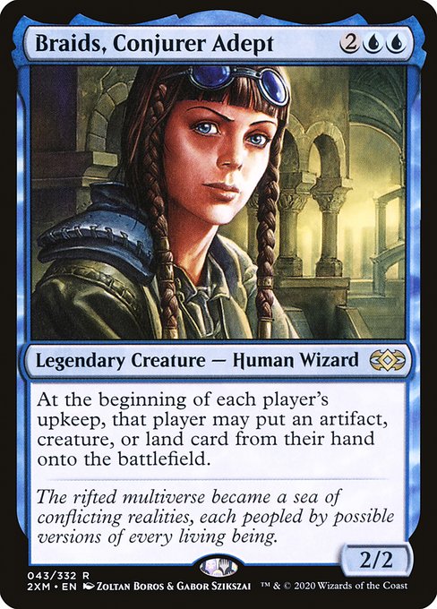 Braids, Conjurer Adept (43) - Double Masters