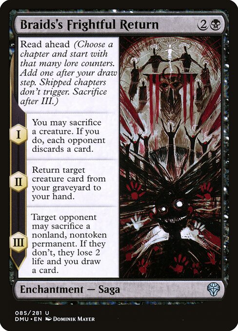 Braids's Frightful Return (85) - Dominaria United