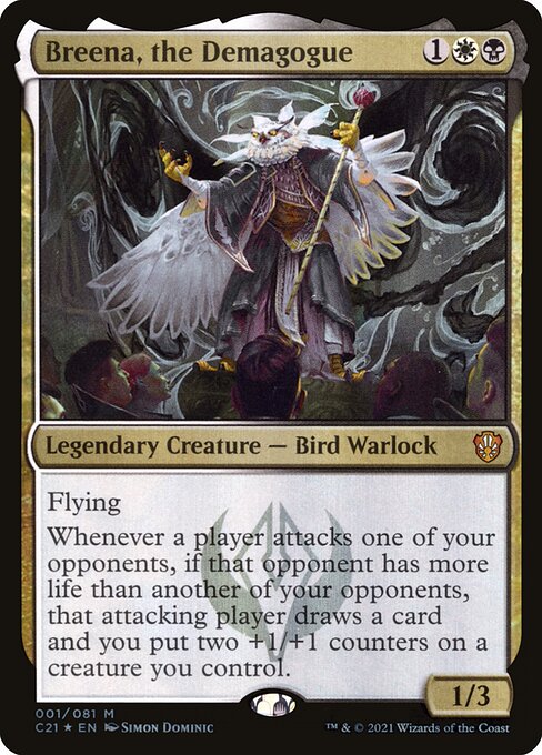 Breena, the Demagogue (1) (Foil) - Commander 2021