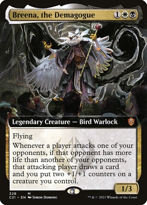 Breena, the Demagogue (328) - EXTENDED ART - Commander 2021