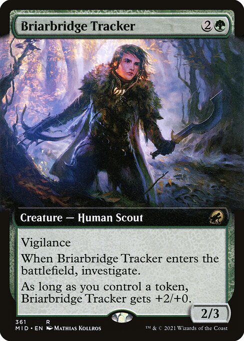 Briarbridge Tracker (361) - EXTENDED ART (Foil) - Innistrad: Midnight Hunt