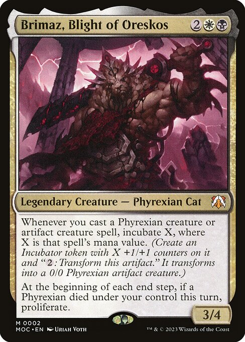 Brimaz, Blight of Oreskos (2) (Foil) - March of the Machine Commander
