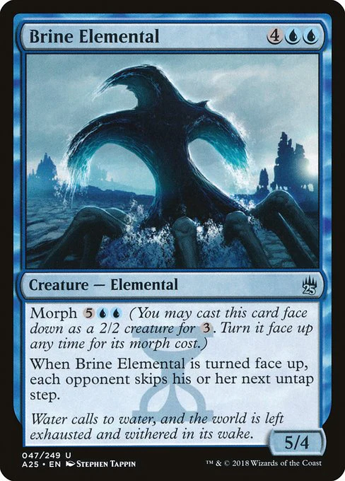 Brine Elemental (47) (Foil) - Masters 25