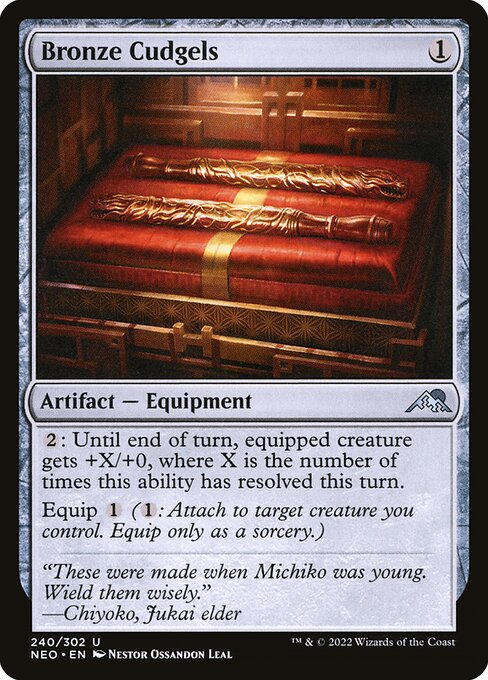 Bronze Cudgels (240) - Kamigawa: Neon Dynasty