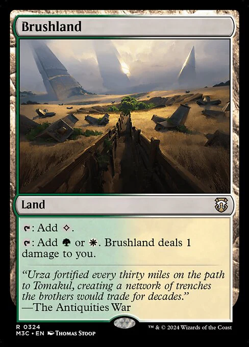 Brushland (324) - Modern Horizons 3 Commander