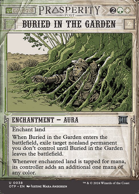 Buried in the Garden (38) - BORDERLESS (Foil) - Breaking News