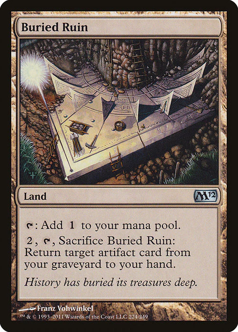 Buried Ruin (224) (Foil) - Magic 2012