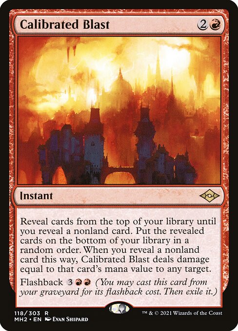 Calibrated Blast (118) (Foil) - Modern Horizons 2