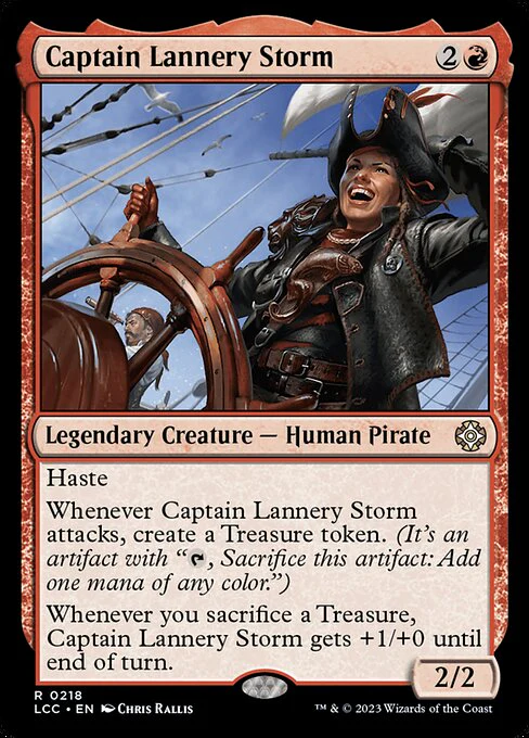Captain Lannery Storm (218) - The Lost Caverns of Ixalan Commander