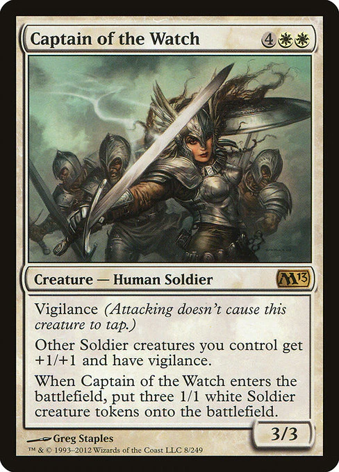 Captain of the Watch (8) (Foil) - Magic 2013