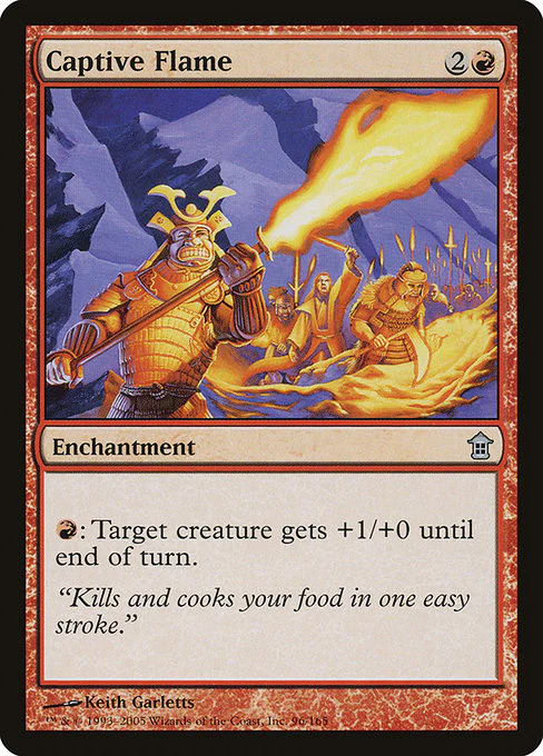 Captive Flame (96) (Foil) - Saviors of Kamigawa