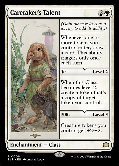 Caretaker's Talent (6) (Foil) - Bloomburrow