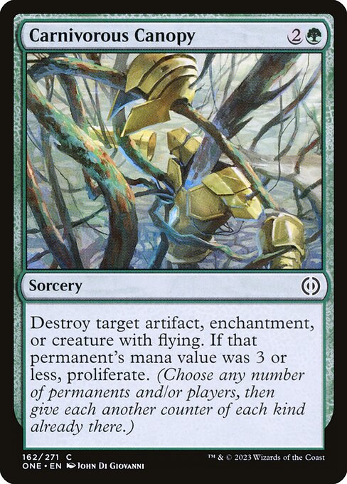 Carnivorous Canopy (162) - Phyrexia: All Will Be One