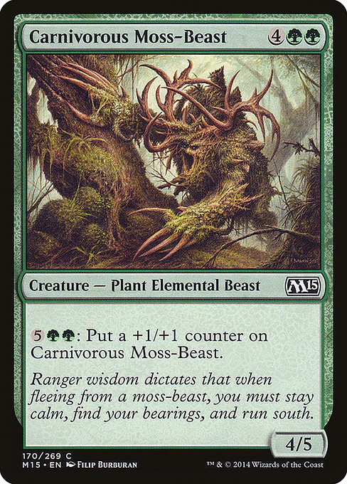 Carnivorous Moss-Beast (170) (Foil) - Magic 2015