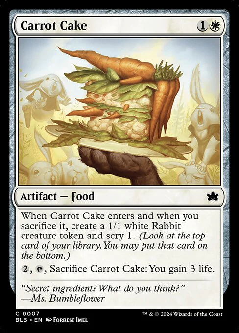 Carrot Cake (7) (Foil) - Bloomburrow