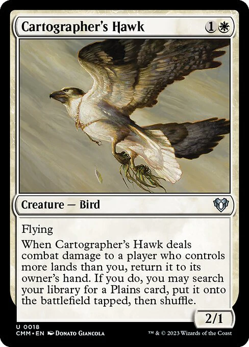 Cartographer's Hawk (18) - Commander Masters