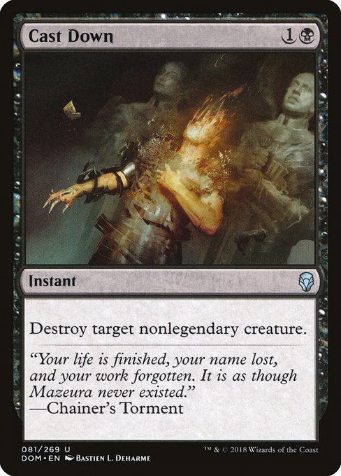 Cast Down (81) (Foil) - Dominaria